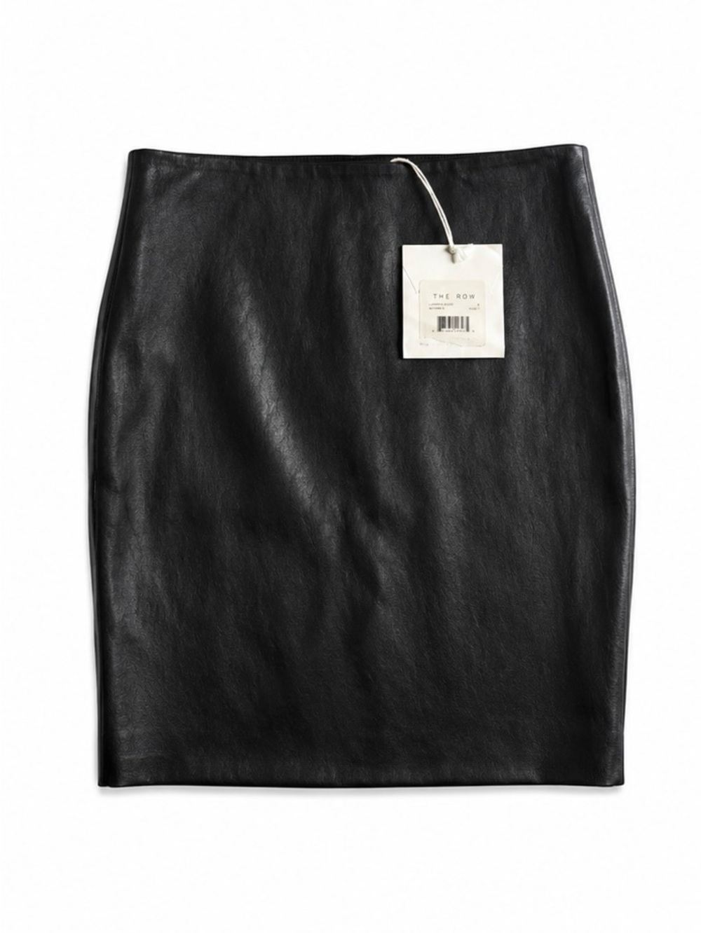 The Row NWT Loattan Black Leather Mini Skirt (Size 0) - Picture 2 of 6